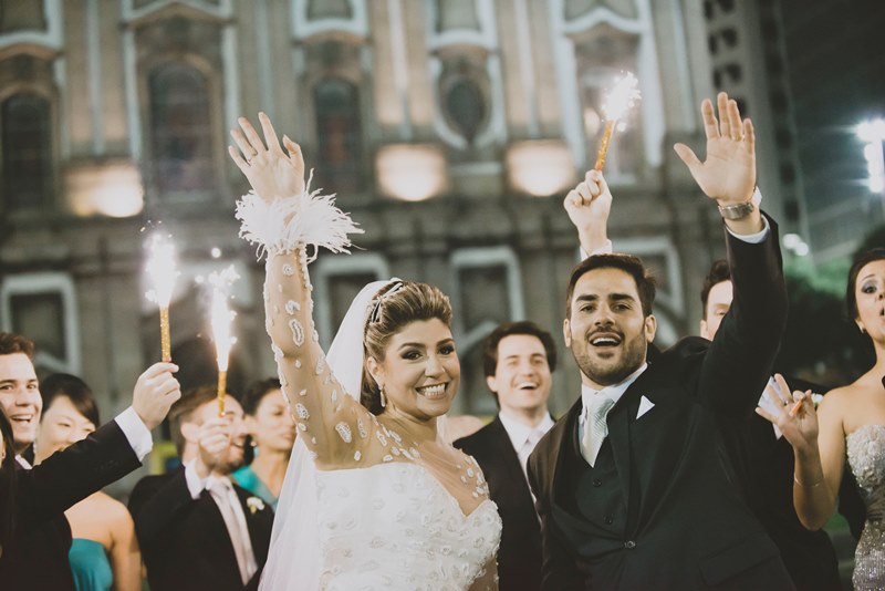 A alegria dos noivos - Casamento Mila Ribeiro e Marcos Felippe Haddad