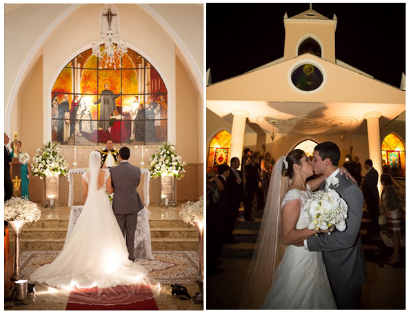 Cerimônia na Capela Nossa Senhora da Divina Providência - Casamento Caroline Bertolini e Rodrigo Bottino